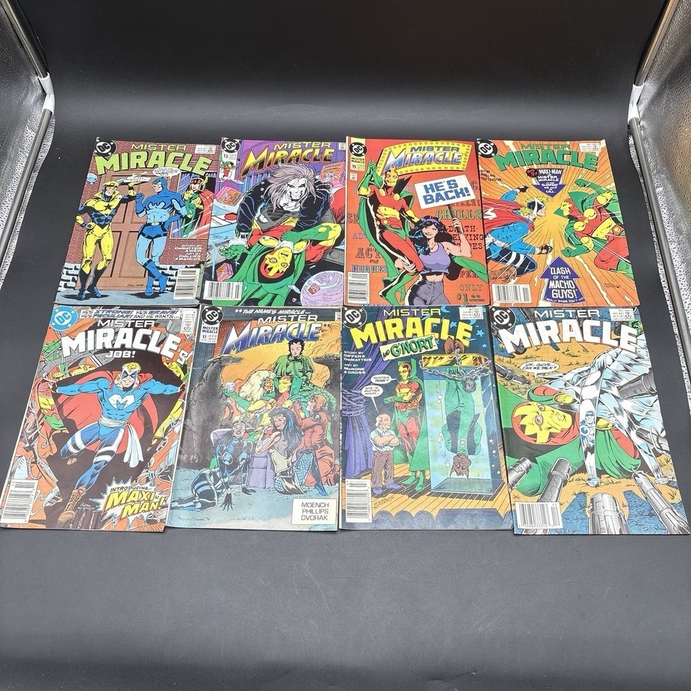 Lot of 8 Mister Miracle Comics 1980s 1990s DC Giffen DeMatteis